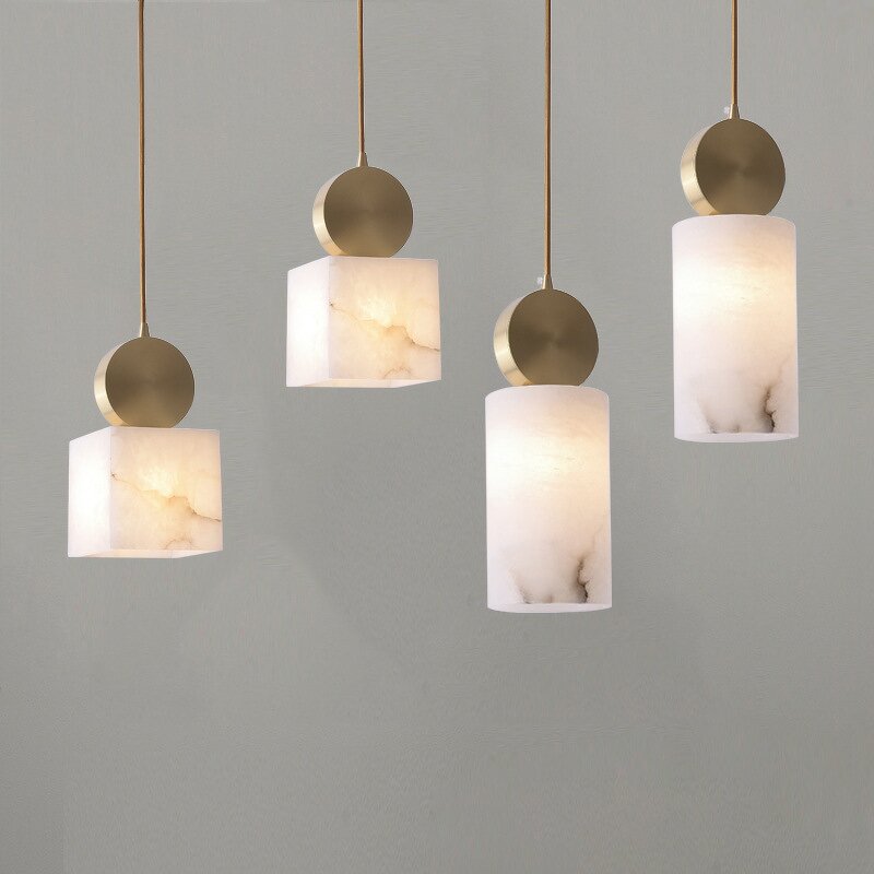 Marble Chandelier Factory - OEM Minimalist Chain Texture Pendant Light