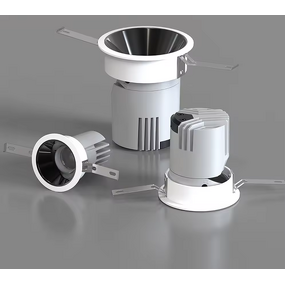 Mini Spotlight Factory - OEM Ceiling Cabinet 3w Recessed SMD 4x4 Metal Black