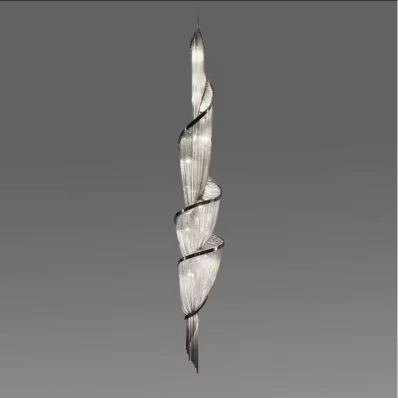 Crystal Chandelier Factory - OEM Large High Ceiling Staircase Foyer Lighting