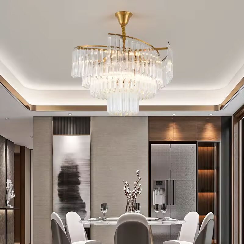 Crystal Glass Chandelier Manufacturer - OEM Modern Luxury Hotel Creative Lighting