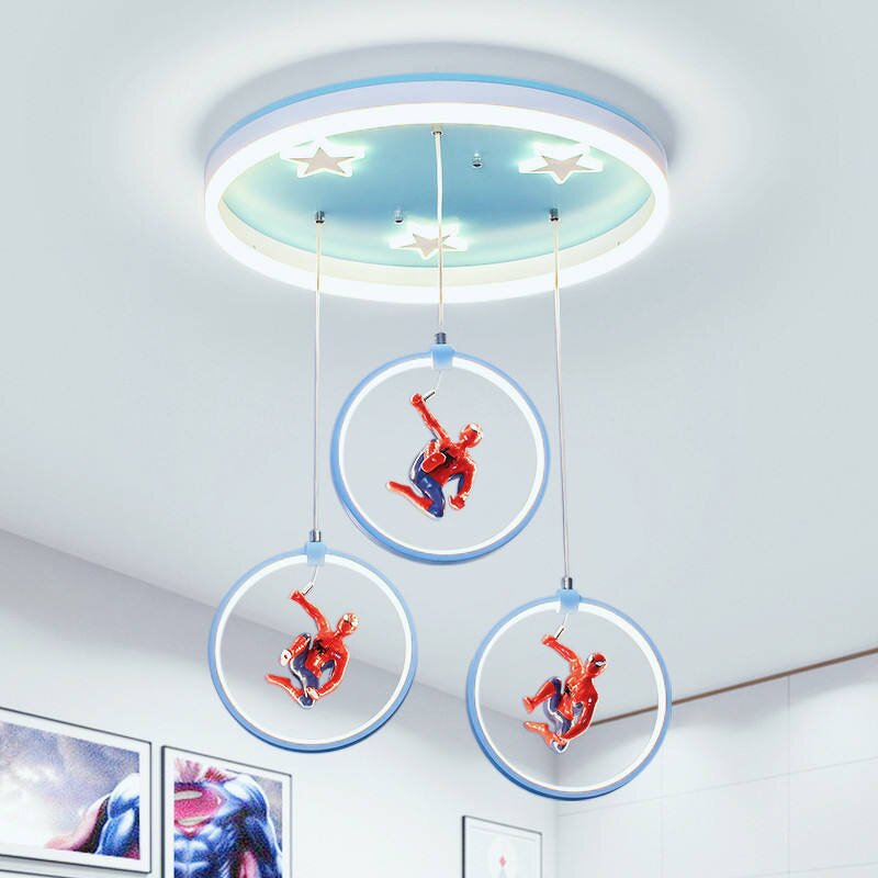 SpiderMan Ceiling Light Factory - OEM Modern Creative Eye Protection Cartoon