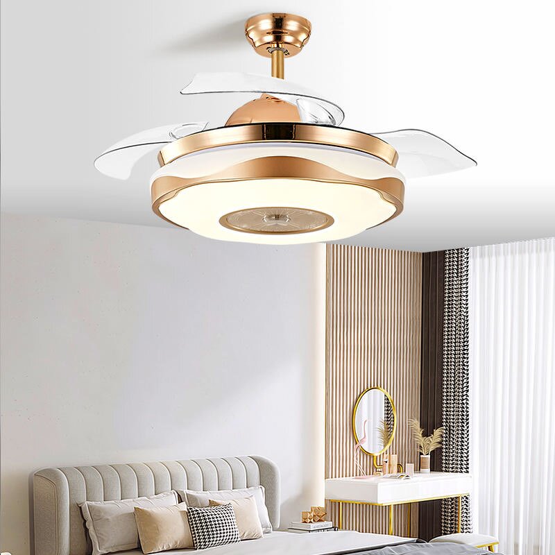 Gold Ceiling Fan Manufacturer - OEM Hot Sale Indoor Decoration Fancy Lights