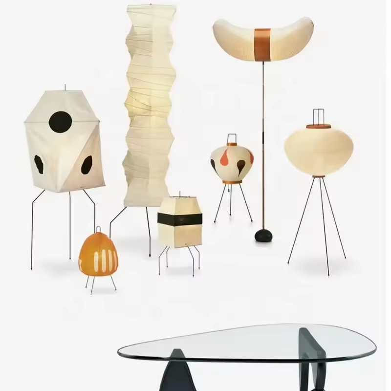 Floor Lamp Factory - OEM Wabi Sabi Style Rice Paper Shade