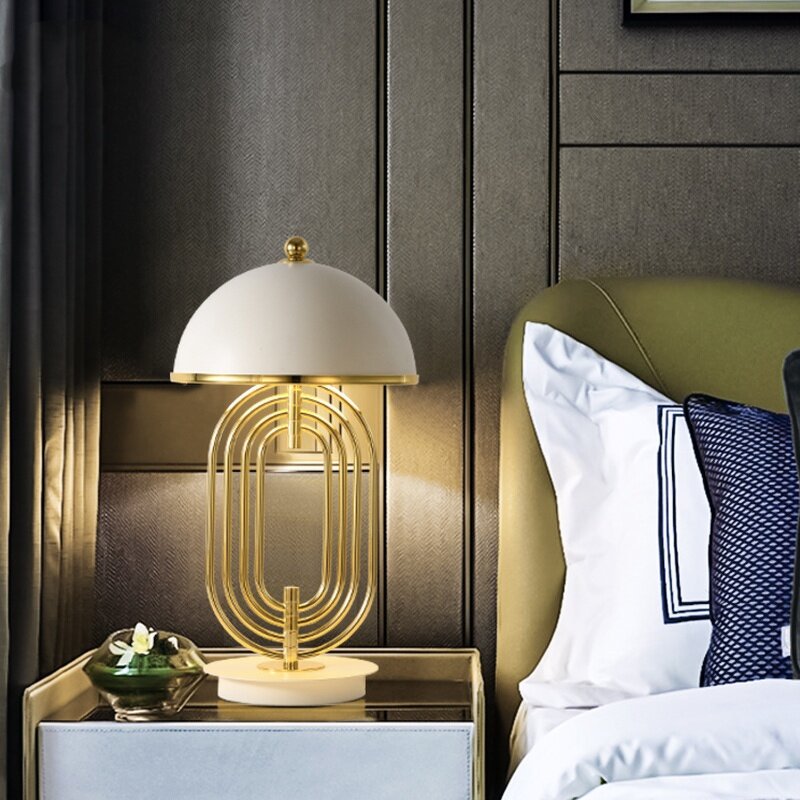 Mushroom Table Lamp Manufacturer - OEM Vintage Creative Metal Desk Hotel Decor