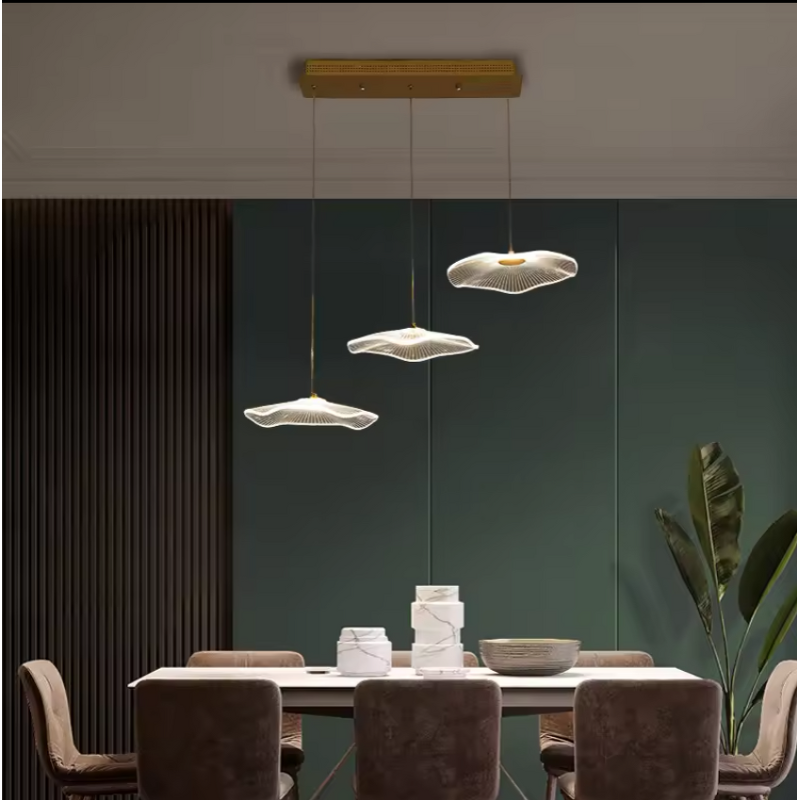Acrylic Pendant Light Manufacturer - OEM Modern Home Nordic Lotus Leaf Design