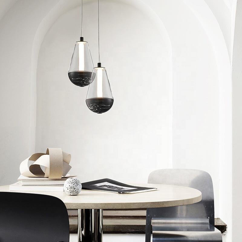 Glass Pendant Light Manufacturer - OEM Minimalist Wall Background Lamp