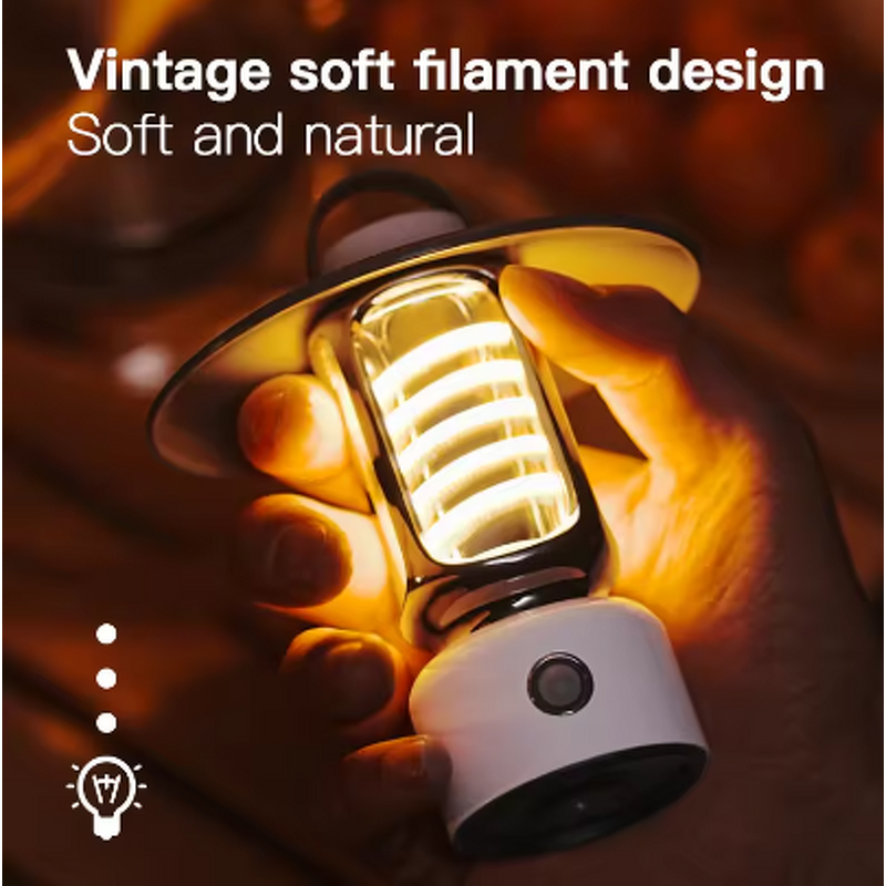 Solar Night Light Manufacturer - OEM Waterproof Retro Portable Camping Strip