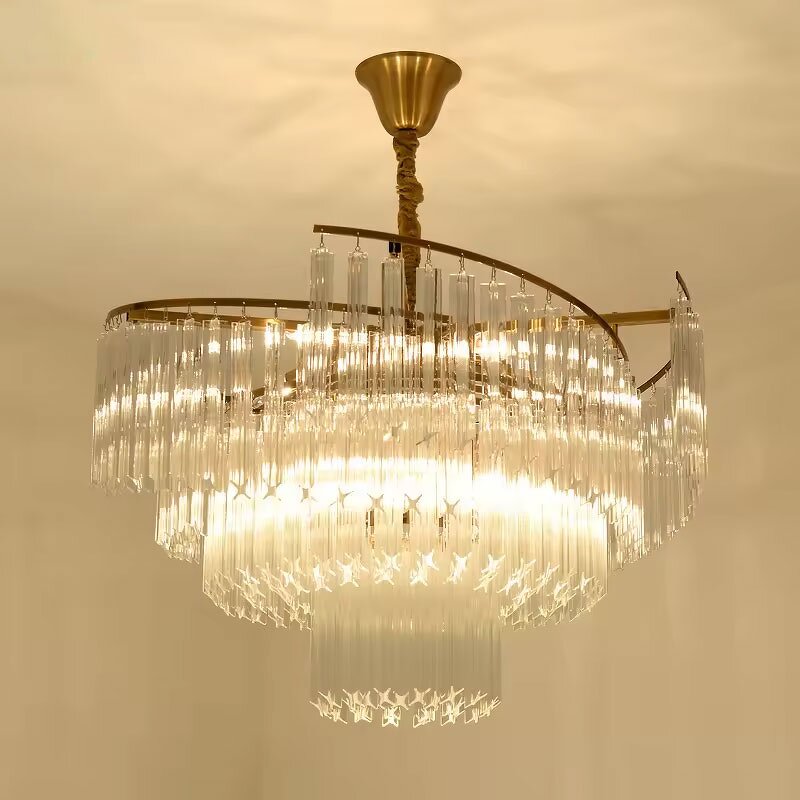 Crystal Glass Chandelier Manufacturer - OEM Modern Luxury Hotel Creative Lighting