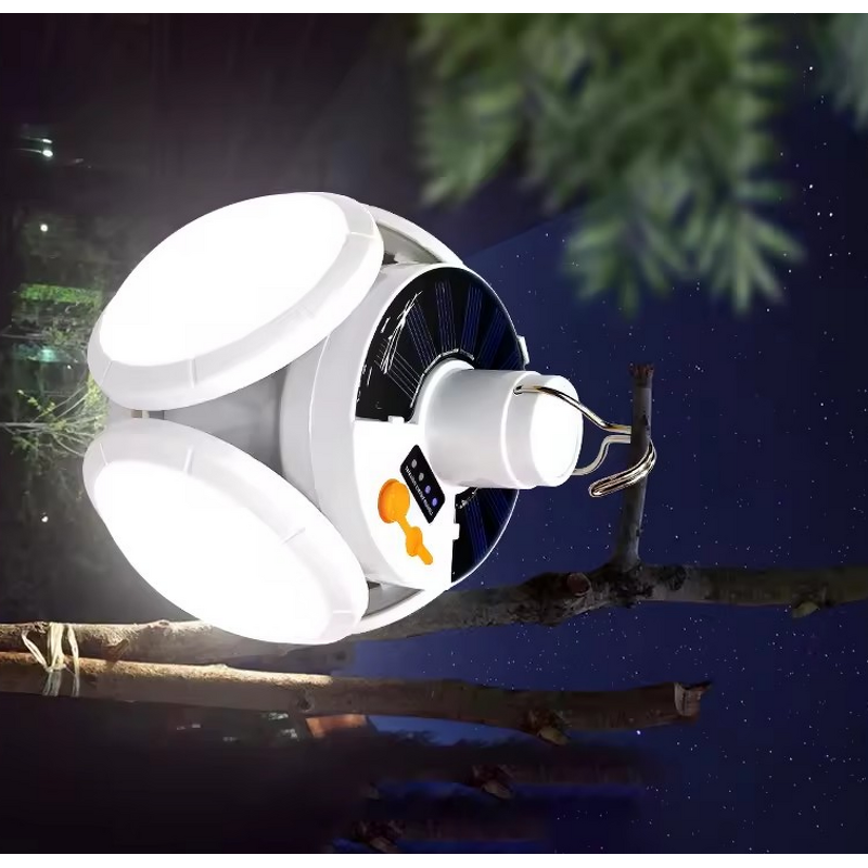 Solar Camping Light Factory - OEM Waterproof Hanging Rechargeable Portable LED