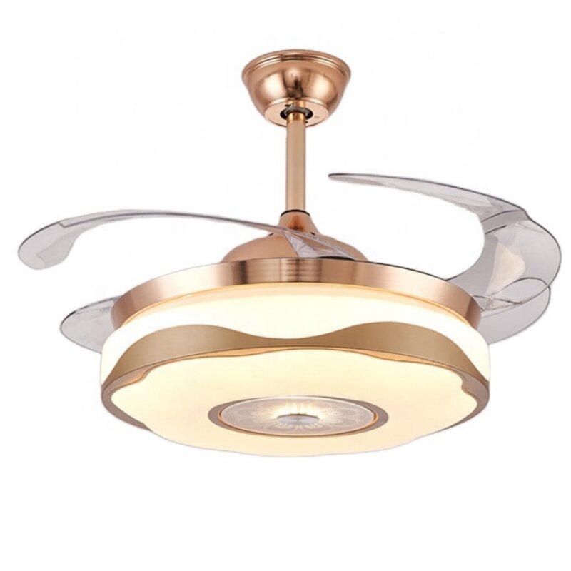 Gold Ceiling Fan Manufacturer - OEM Hot Sale Indoor Decoration Fancy Lights