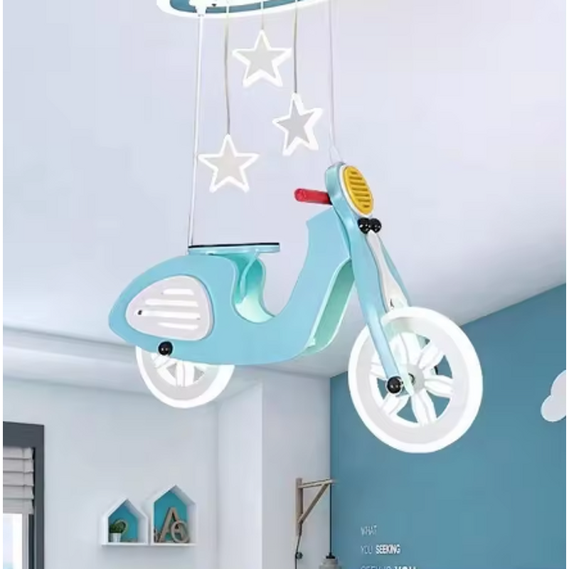 Bicycle Pendant Light Manufacturer - OEM Cartoon Cute Motorcycle Children's Ceiling