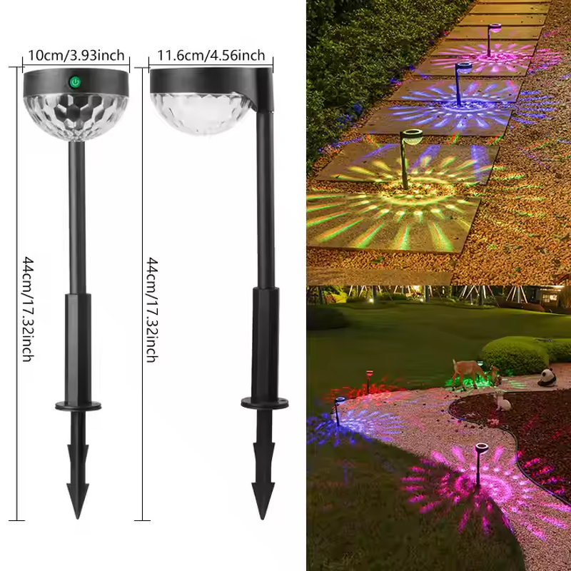 Solar Garden Light Manufacturer - OEM Modern Outdoor RGB Pathway Lawn Light