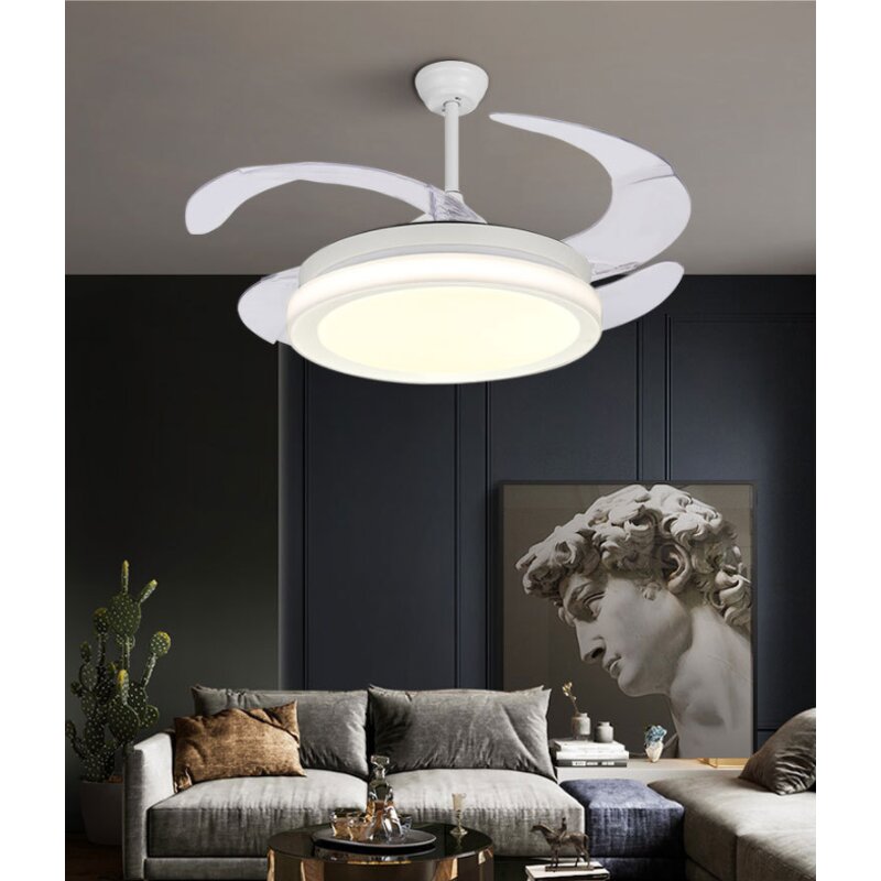 Remote Ceiling Fan Factory - OEM Modern 42 Inch 3 Blade LED Light