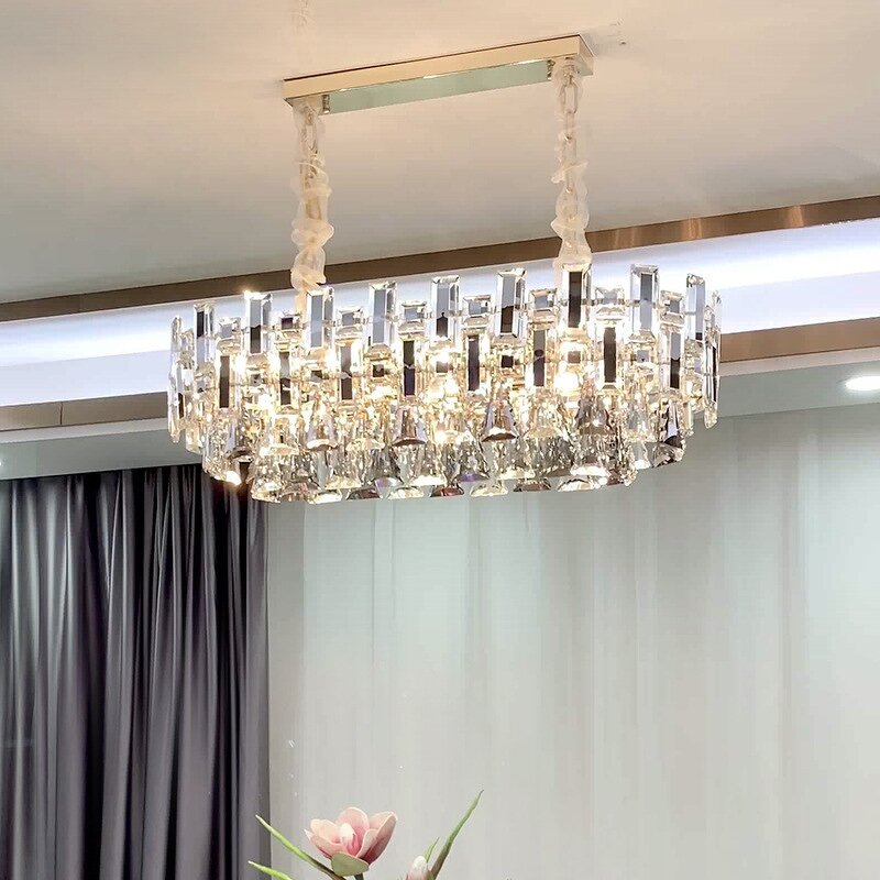 Gold Crystal Chandelier Factory - OEM High Quality Modern Bedroom Dining Room
