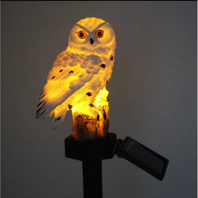 Solar Owl Light Manufacturer - OEM New Style Park Pathway Handicraft Garden