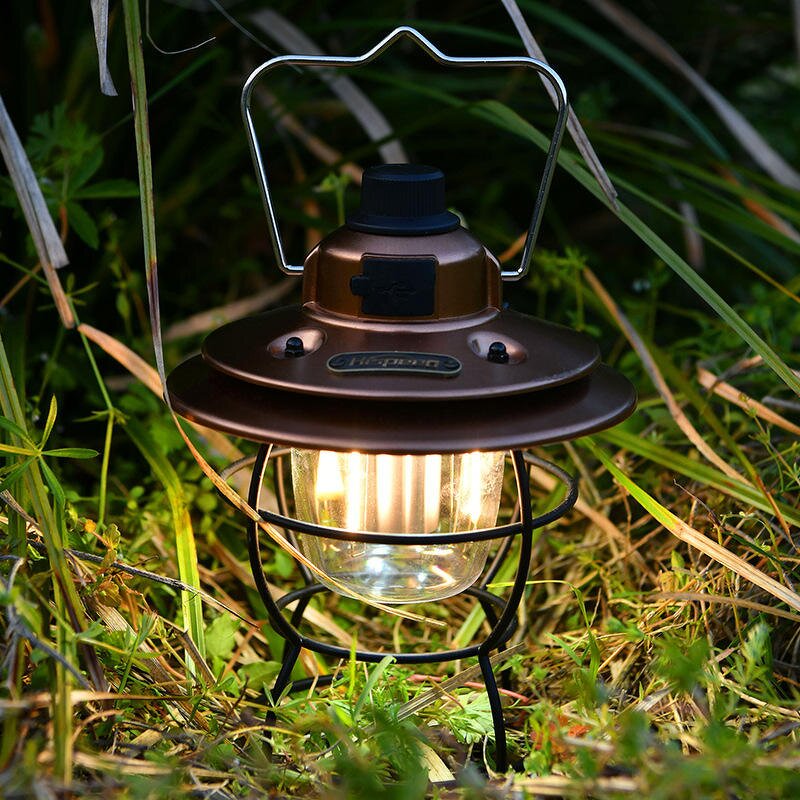 Hanging Tent Light Manufacturer - OEM Retro Battery Powered Rechargeable Waterproof