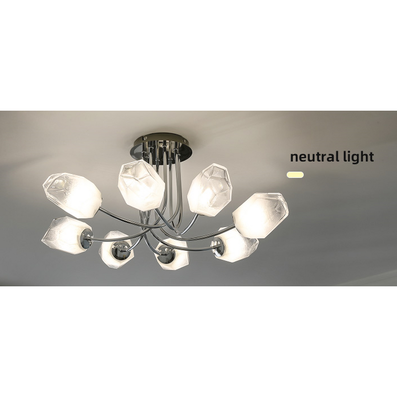 Gold Pendant Light Manufacturer - OEM Modern LED Black Iron Nordic Chandelier