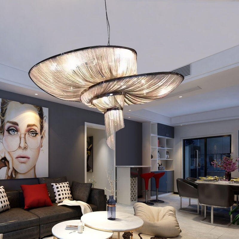 Tassel Chandelier Factory - OEM Customization Modern Spiral Snails Artistic