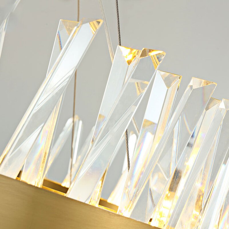 Gold Crystal Chandelier Manufacturer - OEM Modern Bedroom Luxury K9 Crystal
