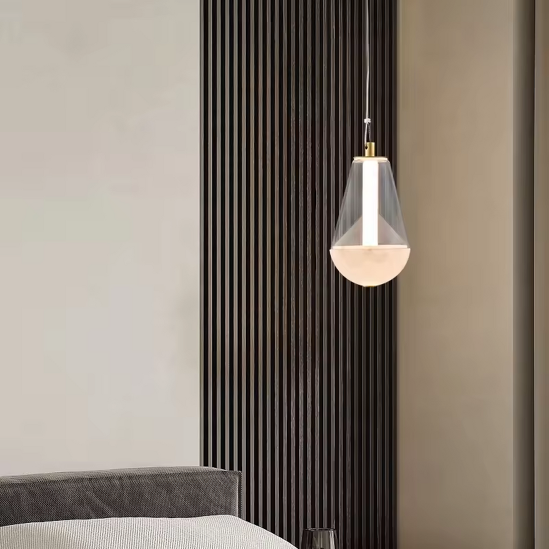 Glass Pendant Light Manufacturer - OEM Minimalist Wall Background Lamp