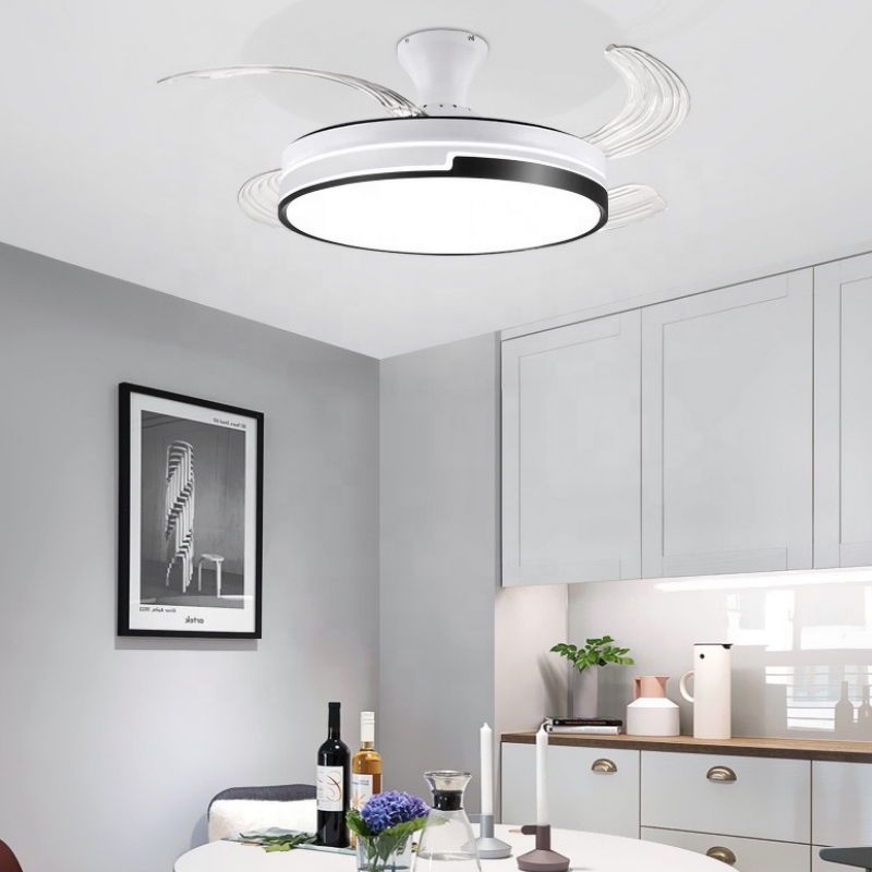 Ceiling Fan Factory - OEM European Simple White 72 Inch LED