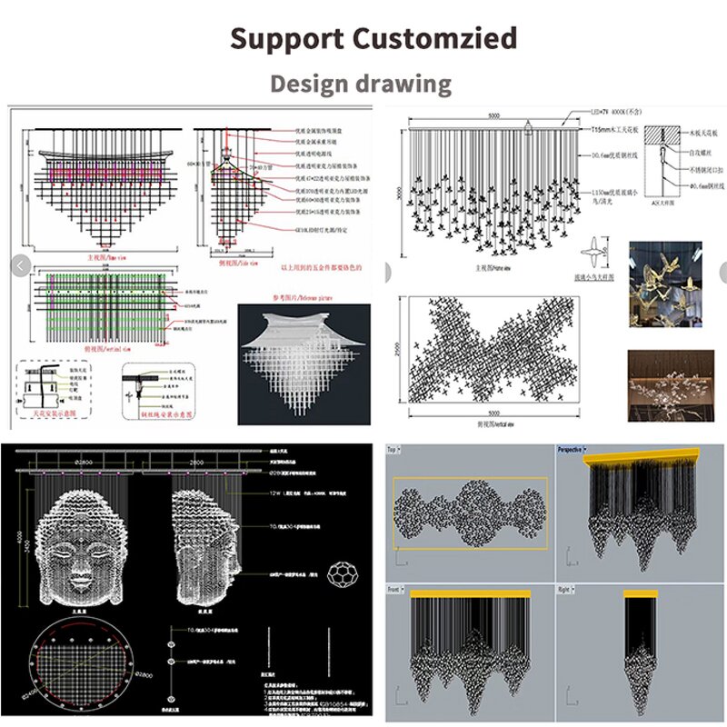 Crystal Chandelier Factory - OEM Custom Large Project Villa Lighting