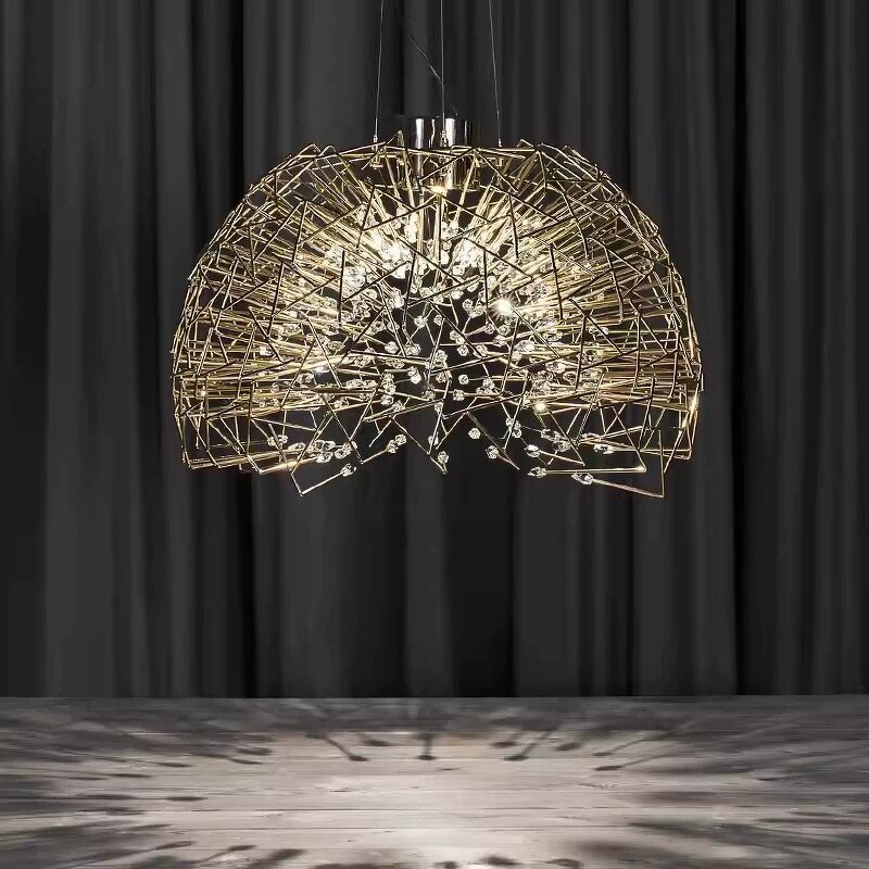 Crystal Spherical Chandelier Factory - OEM Postmodern Round Globe Ball Lighting
