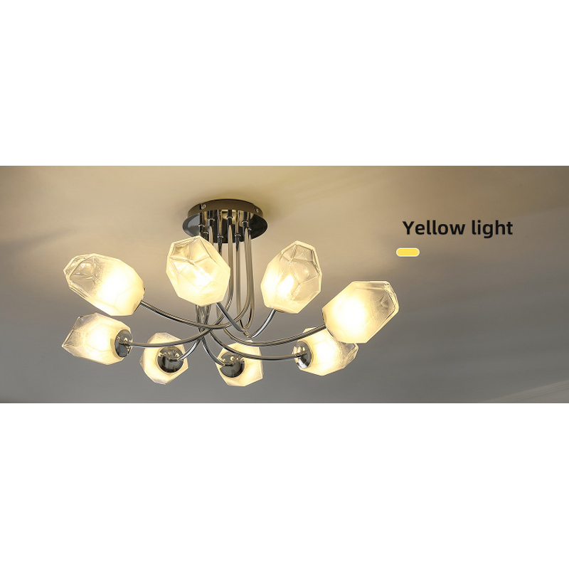 Gold Pendant Light Manufacturer - OEM Modern LED Black Iron Nordic Chandelier