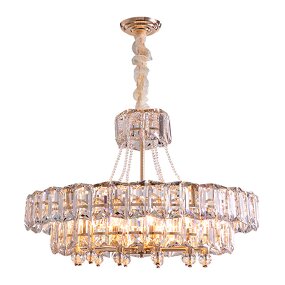 Gold Crystal Chandelier Manufacturer - OEM Factory Price Modern Living Room