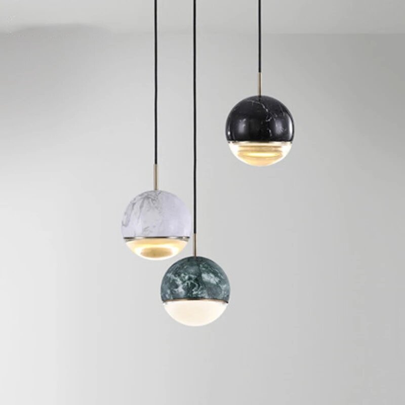 Glass Pendant Light Manufacturer - OEM Simple Small Round Ball Chandelier