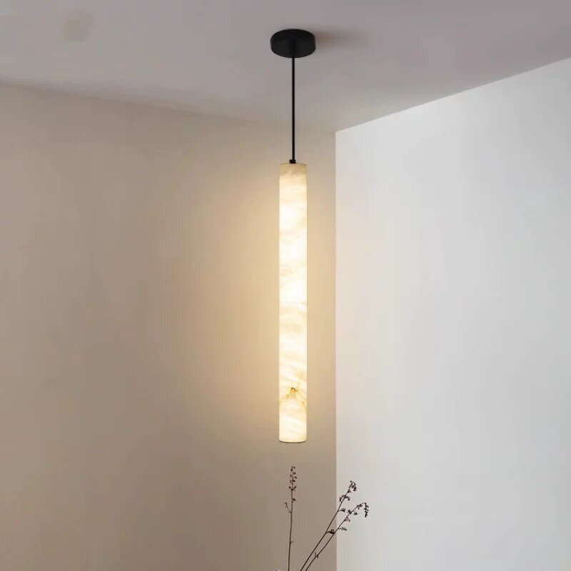 Marble Pendant Light Manufacturer - OEM Simple Natural Marble Chandelier