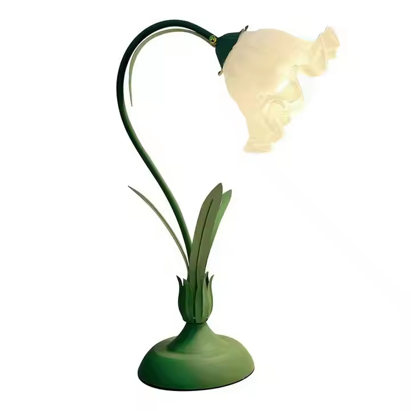 Glass Table Lamp Manufacturer - OEM Modern Nordic Flower-Shaped LED Desk