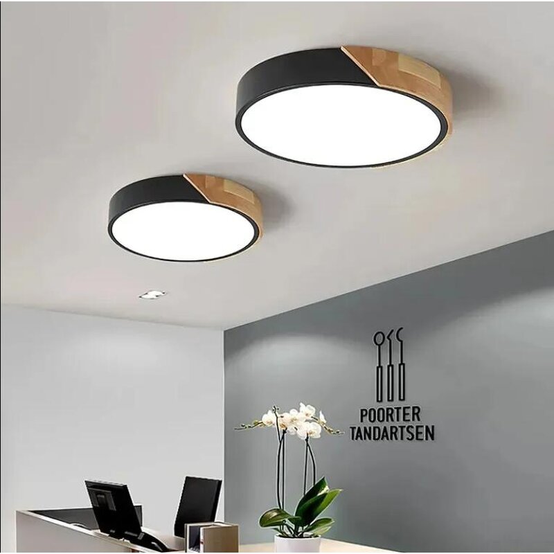Wooden Ceiling Lamp Factory - OEM Simple Corridor Kitchen Surface Mounted