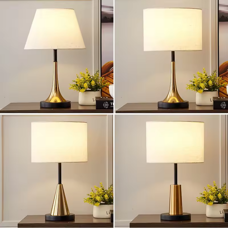 Fabric Table Lamp Factory - OEM Bedroom Dimmable Study Desk Hotel Decor