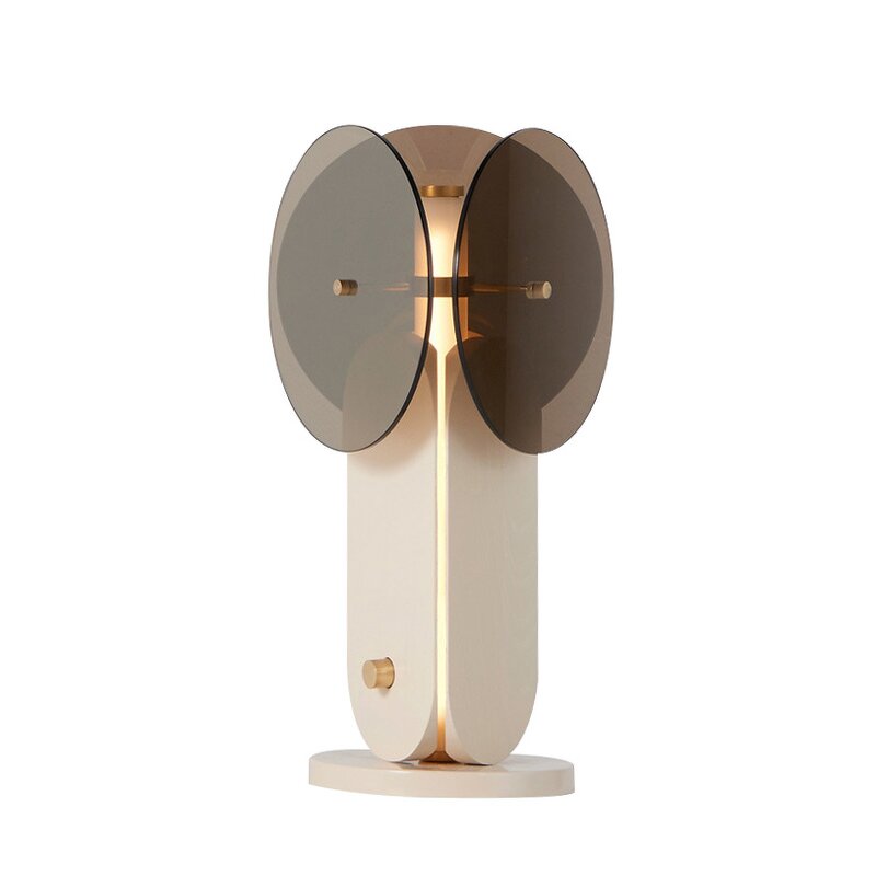 Glass Table Lamp Manufacturer - OEM Bedside Desk Minimalist Post Modern Vertical