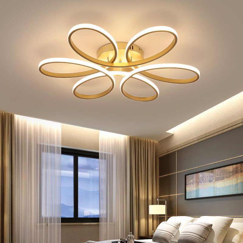 Flower Ceiling Lamp Manufacturer - OEM Minimalist Creative Ring Hanging Light
