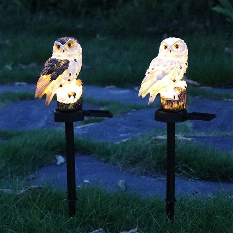 Solar Owl Light Manufacturer - OEM New Style Park Pathway Handicraft Garden