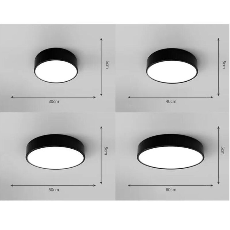 Acrylic Ceiling Light Manufacturer - OEM Modern Surface Mounted Ultra Thin Round