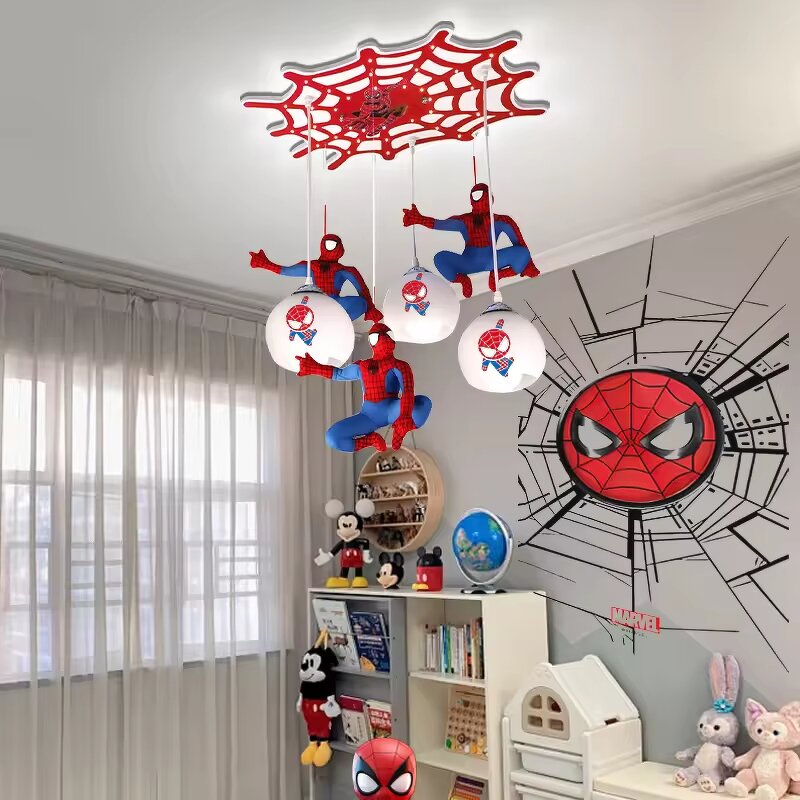Spider Man Pendant Lamp Manufacturer - OEM Cartoon Children Eye Protection LED