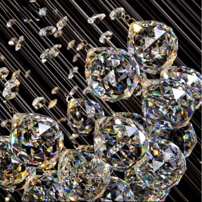 Crystal Ball Pendant Light Factory - OEM Customized Double Height Staircase