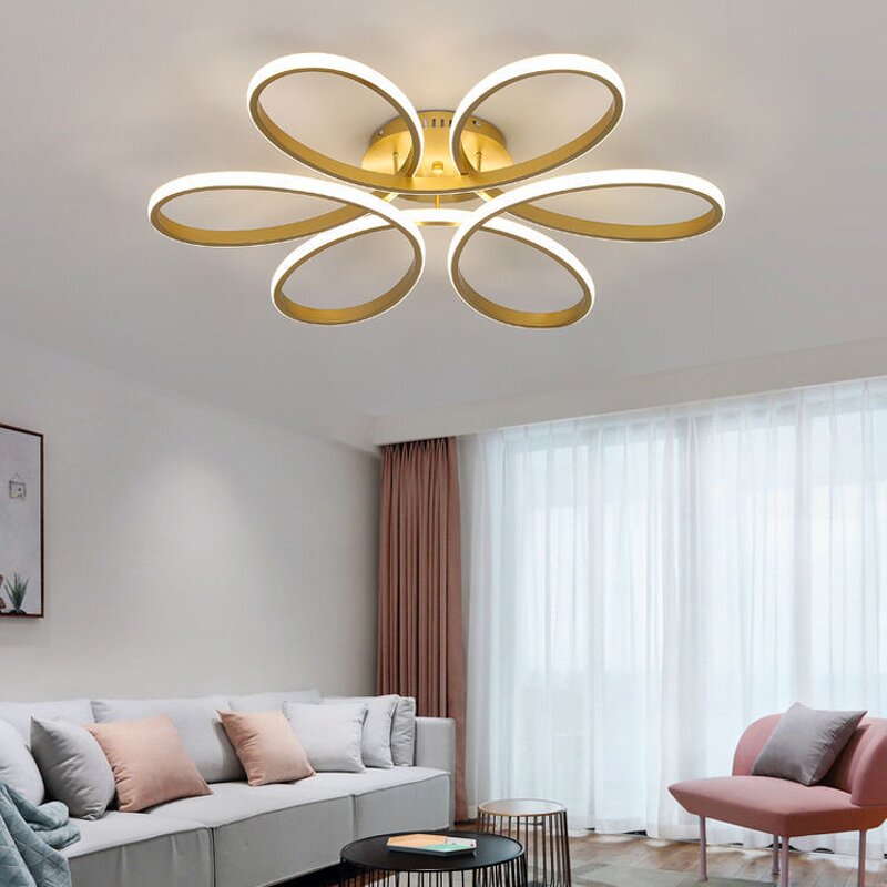 Flower Ceiling Lamp Manufacturer - OEM Minimalist Creative Ring Hanging Light