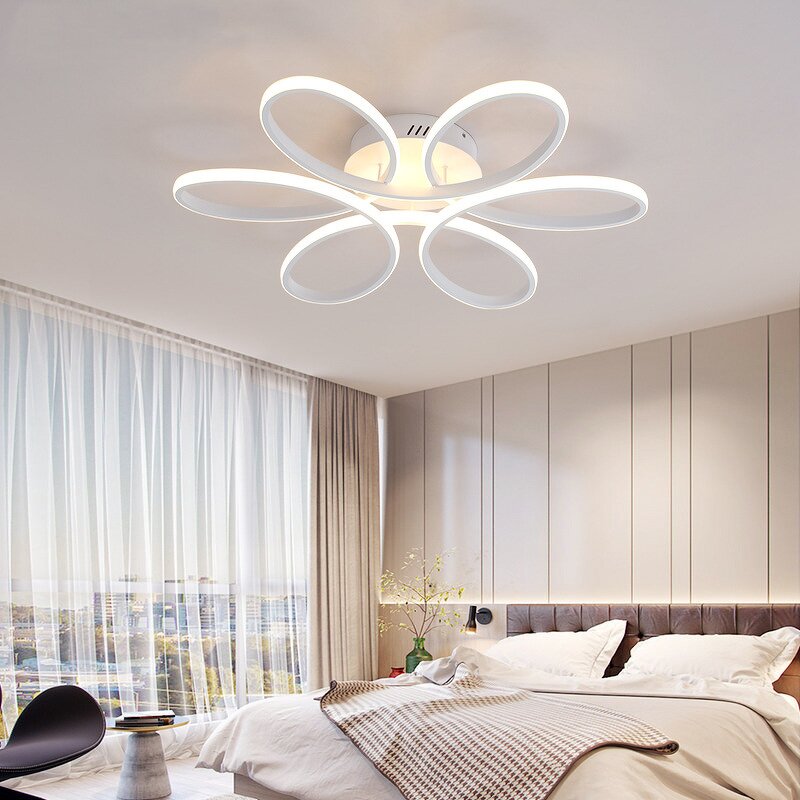 Flower Ceiling Lamp Manufacturer - OEM Minimalist Creative Ring Hanging Light