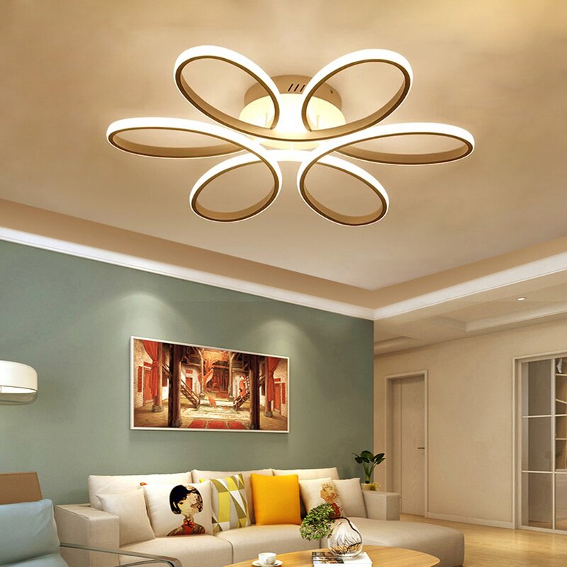 Flower Ceiling Lamp Manufacturer - OEM Minimalist Creative Ring Hanging Light