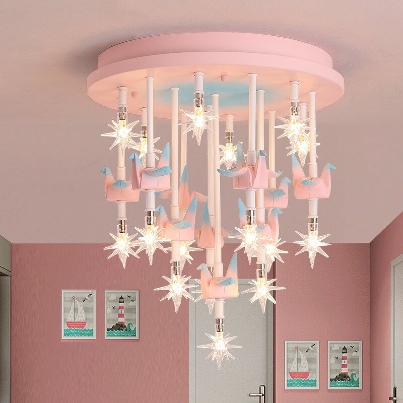 Carousel Chandelier Factory - OEM Modern Children's Room Princess Boy Girl