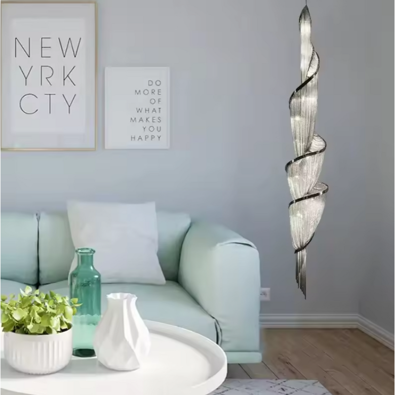 Crystal Chandelier Factory - OEM Large High Ceiling Staircase Foyer Lighting