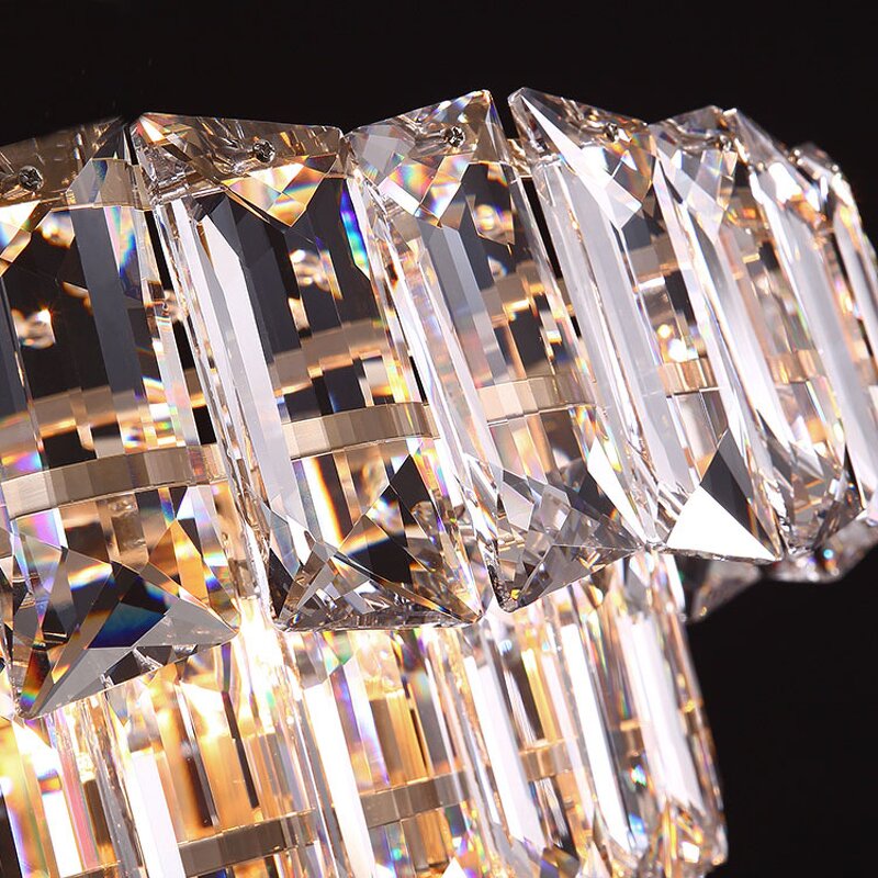 Gold Crystal Chandelier Manufacturer - OEM Factory Price Modern Living Room