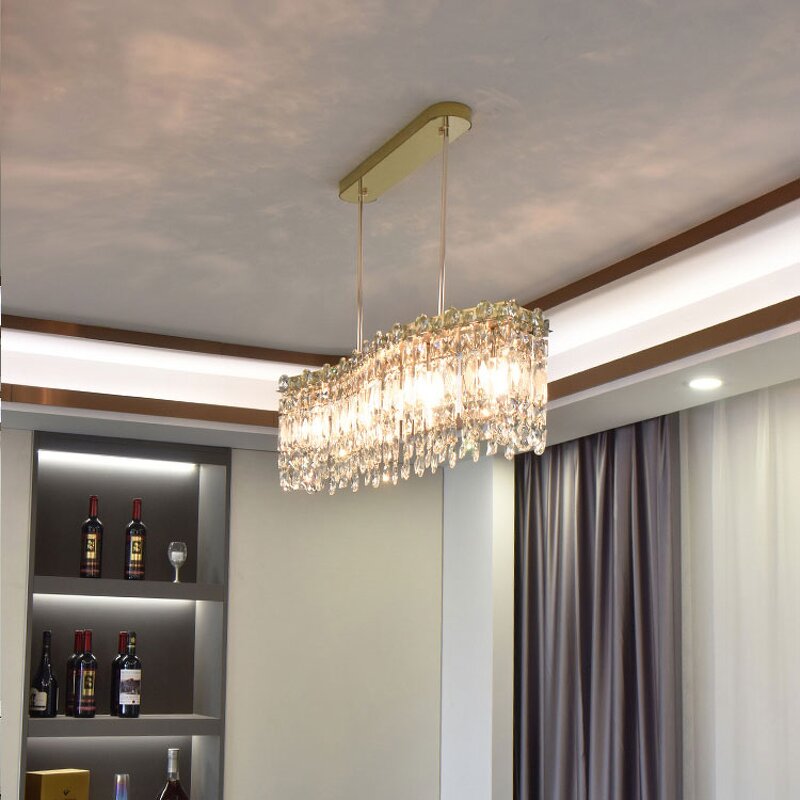 Stainless Steel Chandelier Factory - OEM Indoor Luxury Linear Round Ceiling