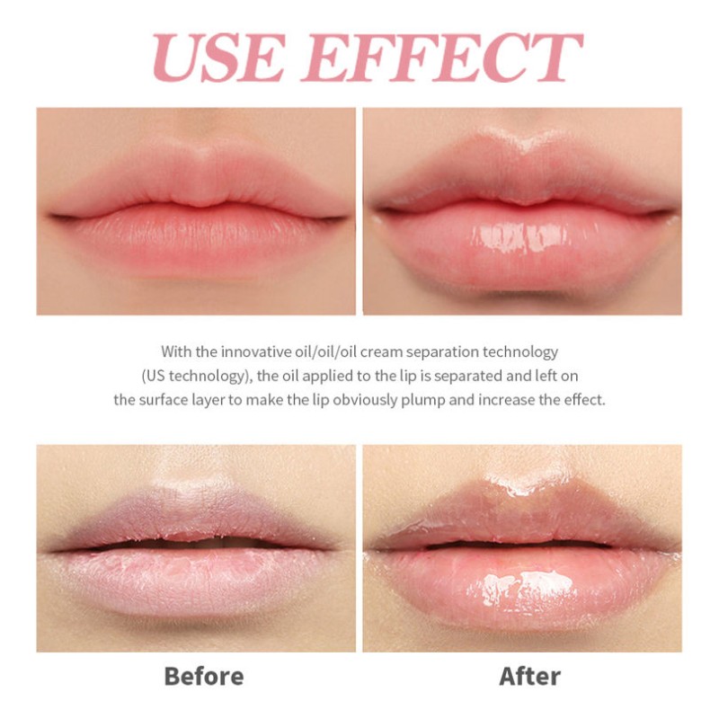 Original Manufacturer ODM OEM Private Label Moisturizing  Lip Plumper Gloss Lip Plumper Oil Wholesale Lip Plump Oil Tint