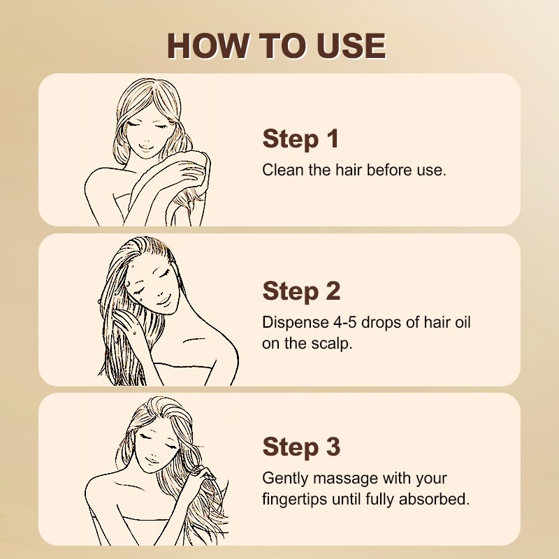 7 Days Hair Growth Natural Rosemary Essential Hair Growth Oil for Hair Regrowth