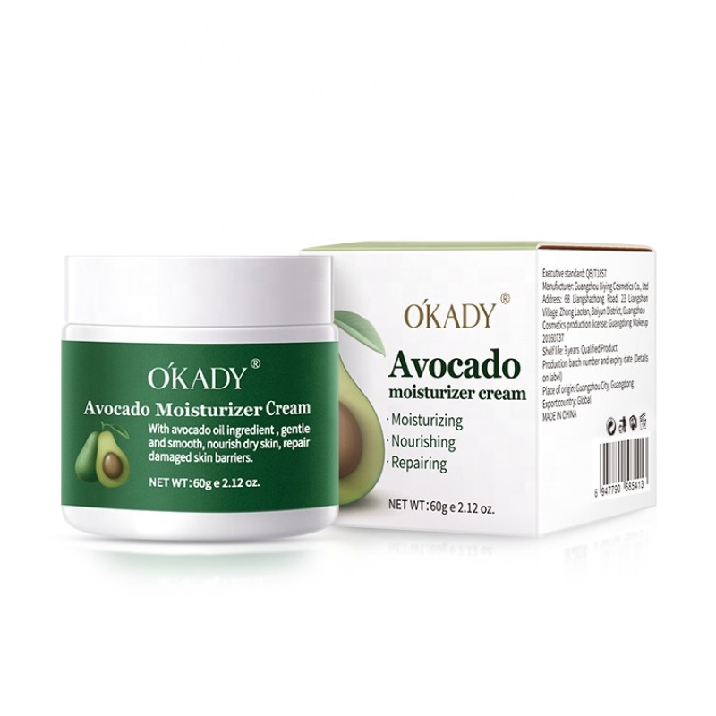 Korean Cosmetic Anti Wrinkles Avocado Face Hydrated Moisturizer Cream